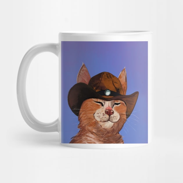 Cowboy Cat by gristiannn